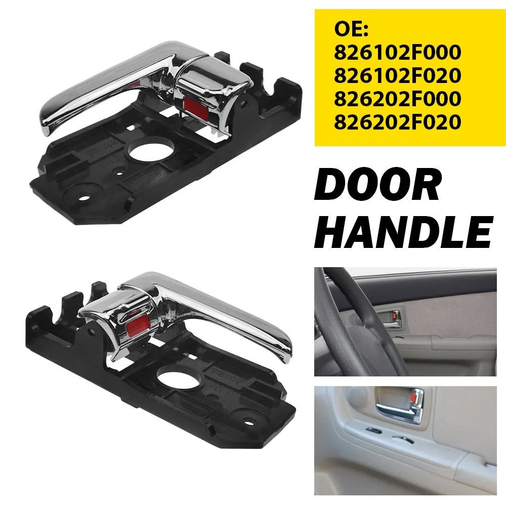 Set of 4 Chrome Door Handles for Kia Spectra (2004–2009)