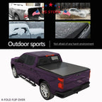 6 FT 4-Fold Tonneau Cover for Toyota Tacoma (2016-2020)