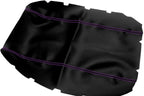 Leather Console Lid Armrest Cover for Ford Expedition (2003–2006) Purple Stitch