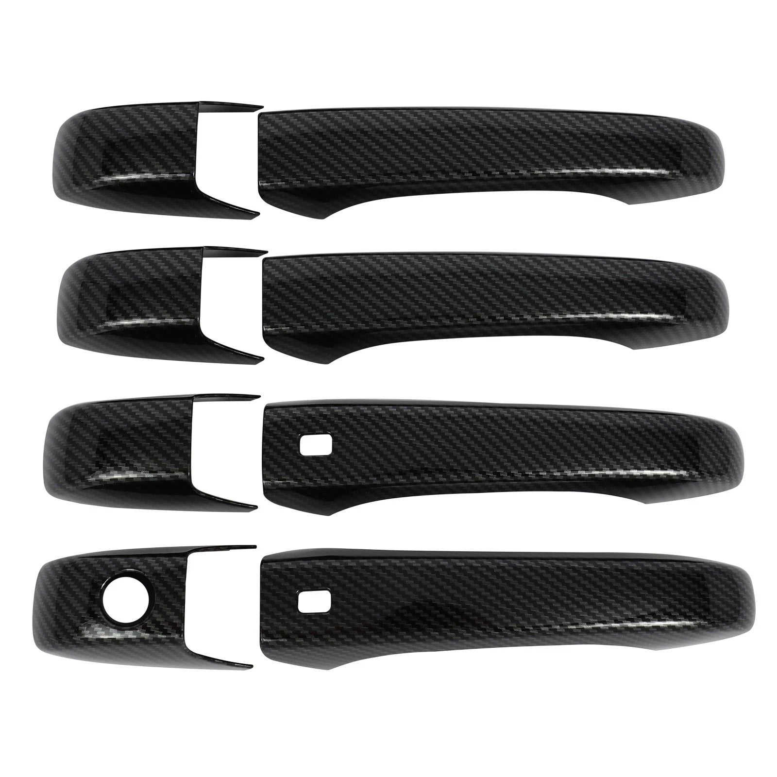 Set of 4 Door Handle Covers for Dodge Durango, Jeep Grand Cherokee