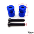 Set of 2 Blue Swingarm Spools 8mm for Honda RC51 (RVT1000R) (2000–2006)