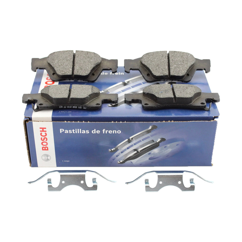 Set of 4 Rear Blue Disc Brake Pads for Dodge Durango Jeep Grand Cherokee (N/A)