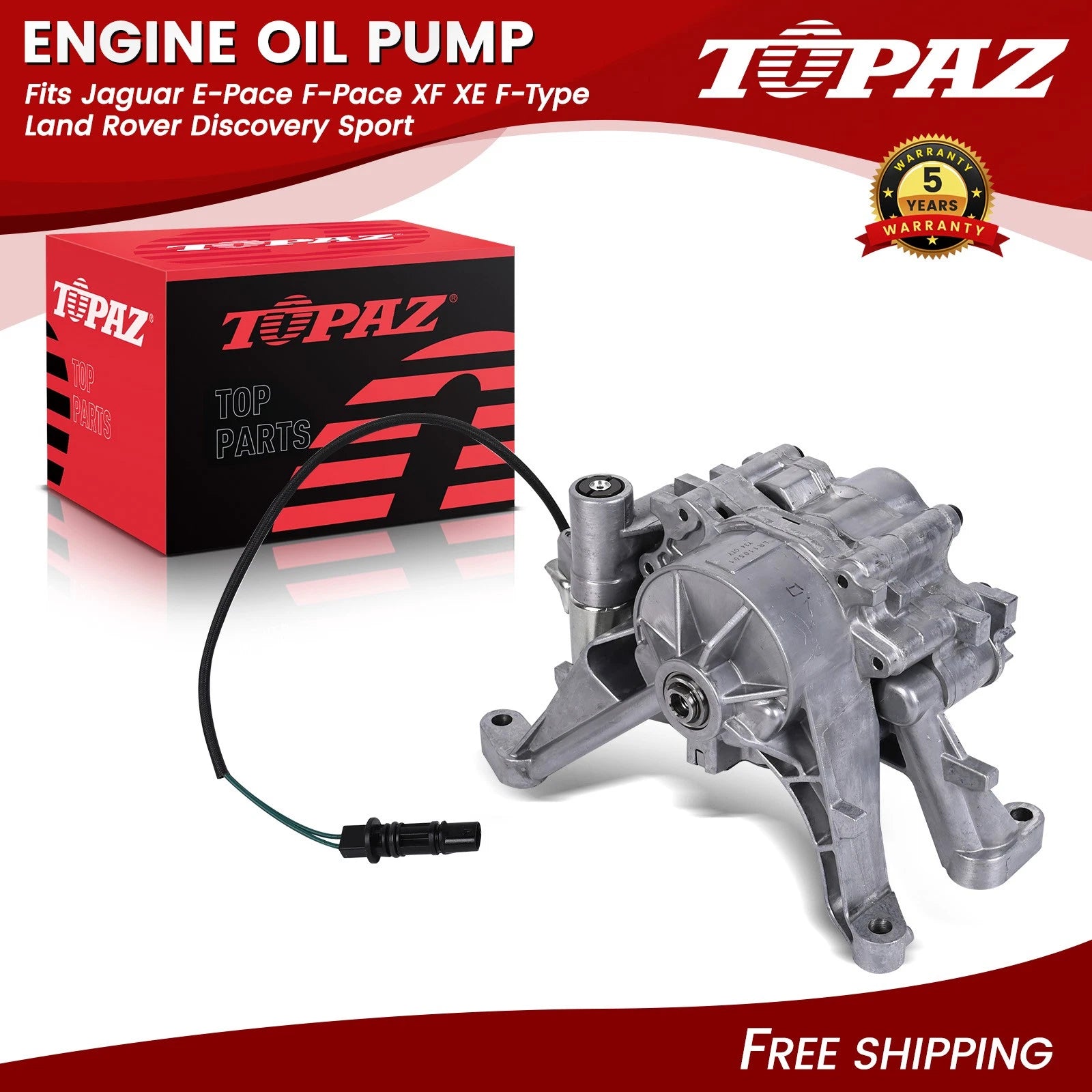Engine Oil Pump for Jaguar E-Pace F-Pace XF XE F-Type (2017–2023)