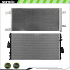Radiator and A/C Condenser Kit for Ford F-350 Super Duty (2011–2016)