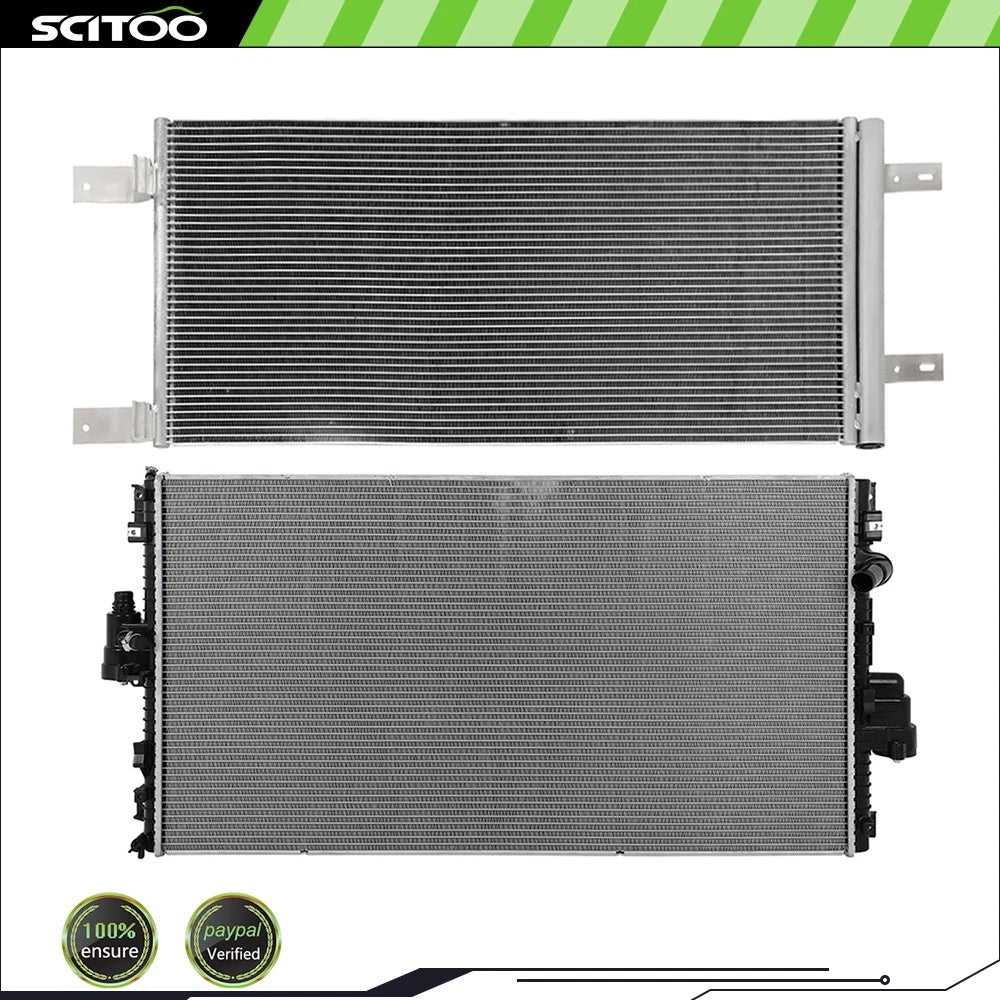 Radiator and A/C Condenser Kit for Ford F-350 Super Duty (2011–2016)
