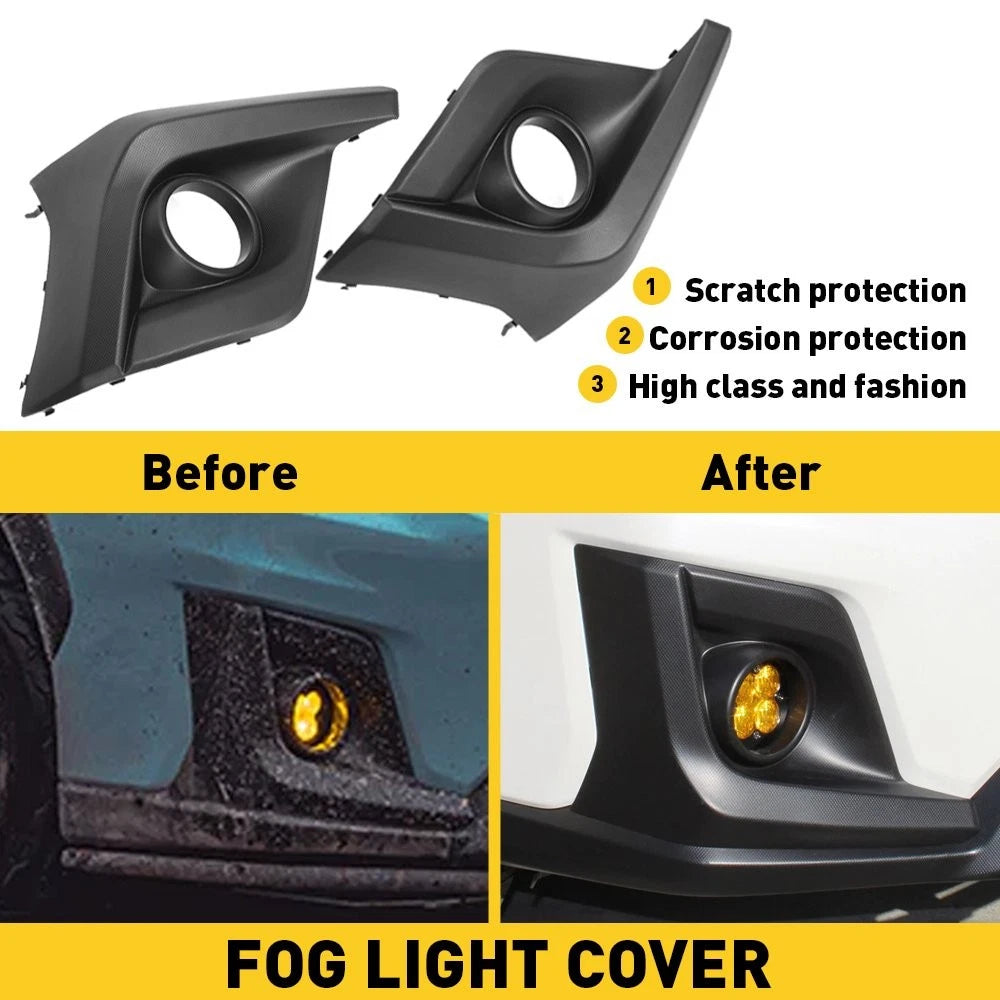 2X Fog Light Covers for Subaru Crosstrek (57731FL092) Left Right