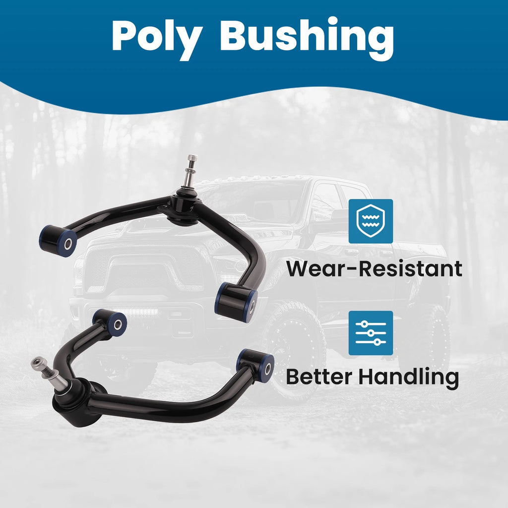 2X Front Upper Control Arms for Dodge Ram 1500 (2006-2022) 4X4 Lift