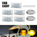 7x LED Cab Roof Top Marker & Side Lamps for Freightliner Columbia (2002–2010)