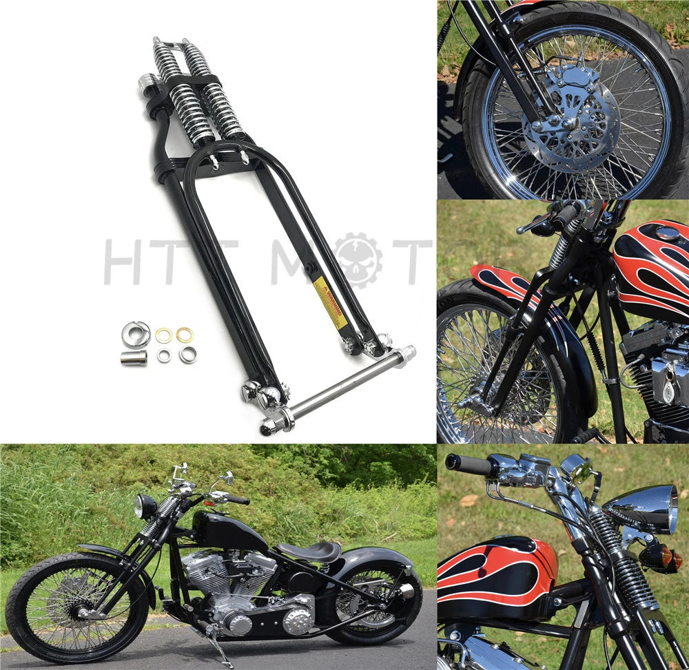 20" Black Springer Front End for Harley Chopper Bobber