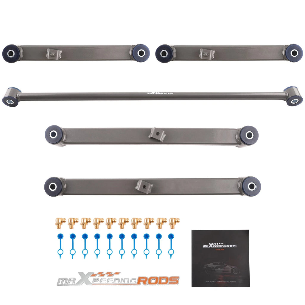 Set of 2 Upper Lower Control Arms & Track Bar for Ram 1500 (2013–2023)