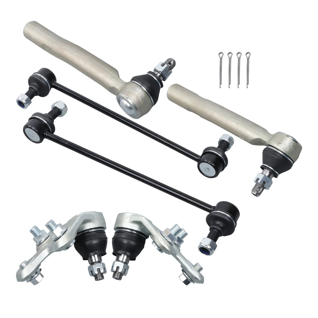 Set of 6 Outer Tie Rods for Toyota Venza (2009–2016)