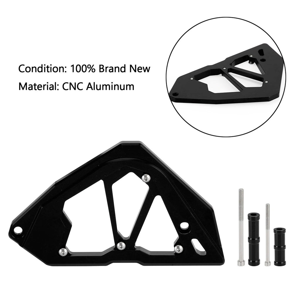 Sprocket Cover Chain Guard for Kawasaki Z250 Z300 Ninja 300 250 (2013–2017) Black