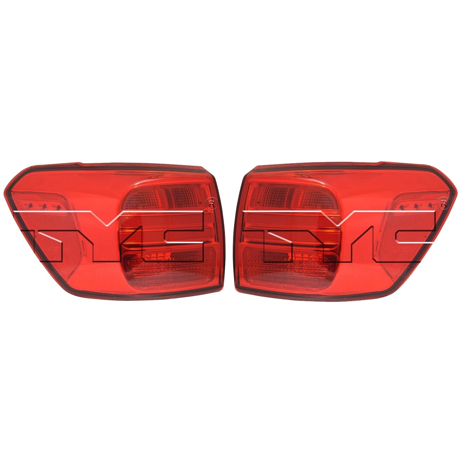 Set of 2 TYC Outer Tail Light Lamp Assemblies for Sedona (2011–2020)