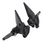 Matte Black Driver Front Footpegs Bracket for Kawasaki Z1000 (2010–2023)