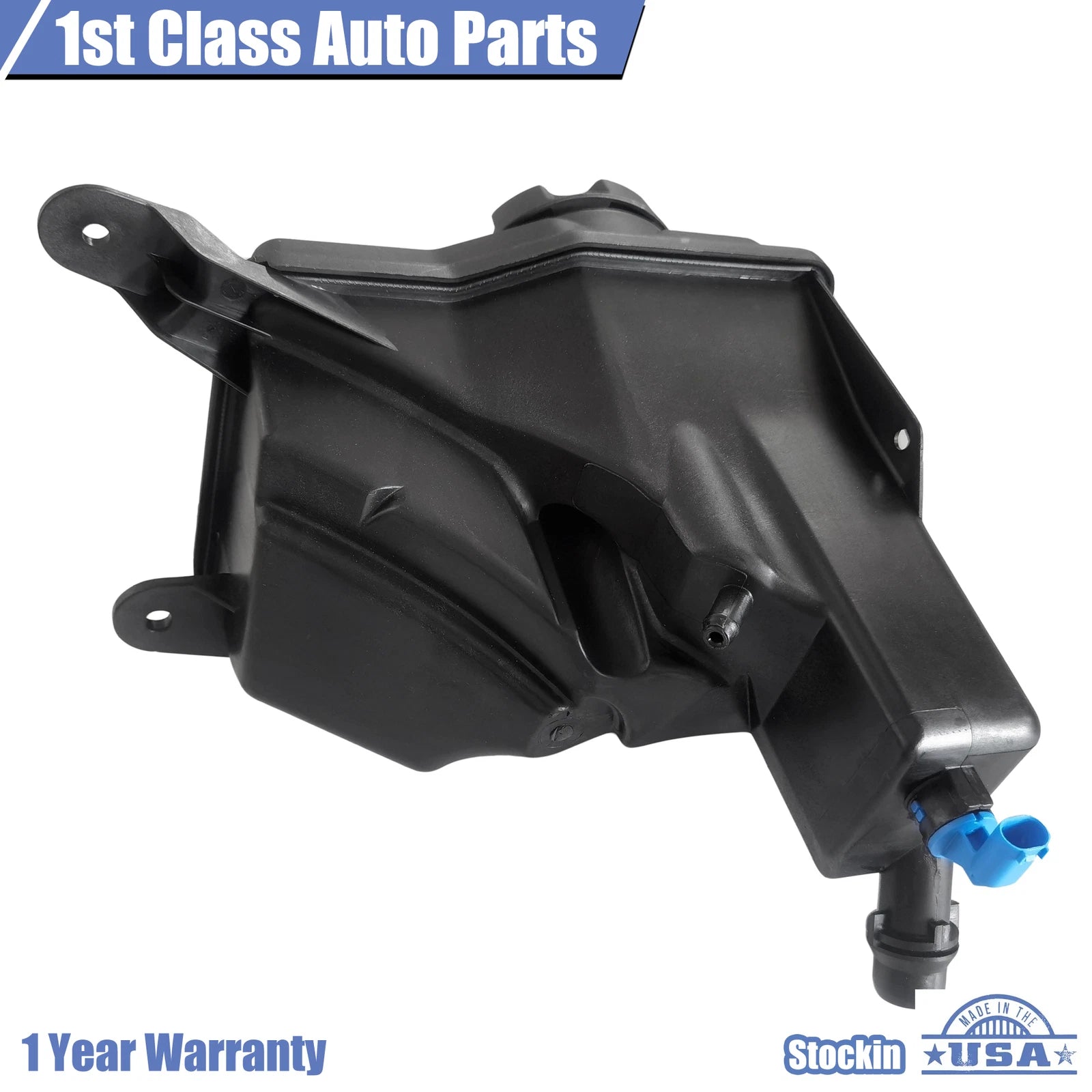 Engine Coolant Reservoir Expansion Tank w/Cap Sensor for BMW 335d (2009–2011)