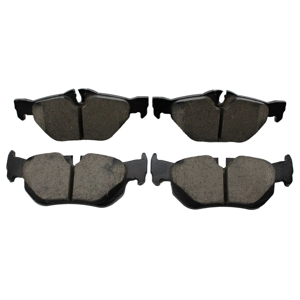 Set of 4 Rear Disc Brake Pads for BMW 128i 323i 325i 328i xDrive X1 (2008–2015) - Akebono Euro EUR1267