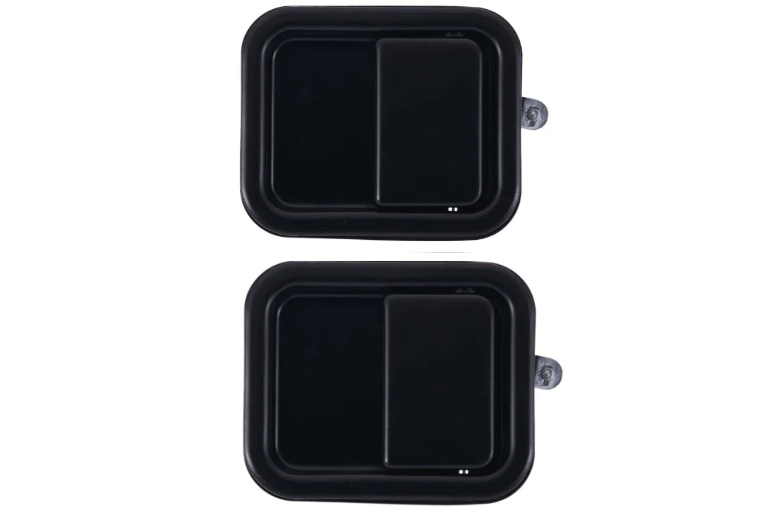 2 x Front LH+RH Black Outer Door Handle for Jeep Wrangler TJ (1997–2006)
