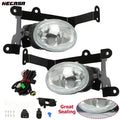 Pair Clear Lens Fog Lights for Honda Civic 2-Door (2006–2008)