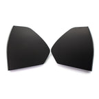 Pair ABS Front Door Upper Cover Trim Black for Mercedes E-Class W211 (2003–2009)