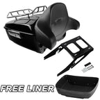 2X King Trunk Mount Rack Pad for Harley Sport Glide FLSB (2018–Present)