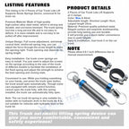 Adjustable Trunk Boot Lid Lifting Spring for Metal Blue Sedan (2019-2024)