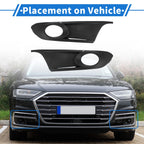 1 Pair Front Fog Light Grill for Volkswagen Jetta (2006–2010) No. 5C6853666A/5C6853665A