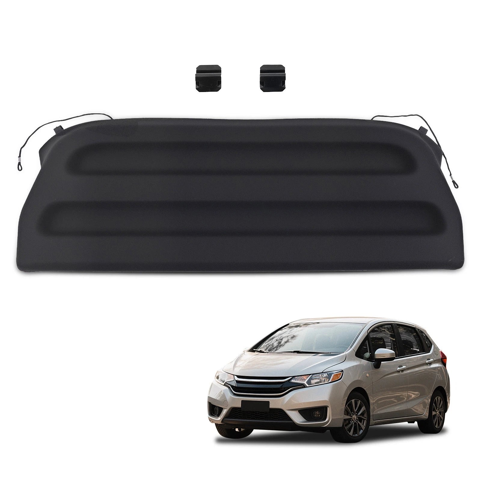 Cargo Cover for Honda Fit (2015–2019) Black Privacy Shade