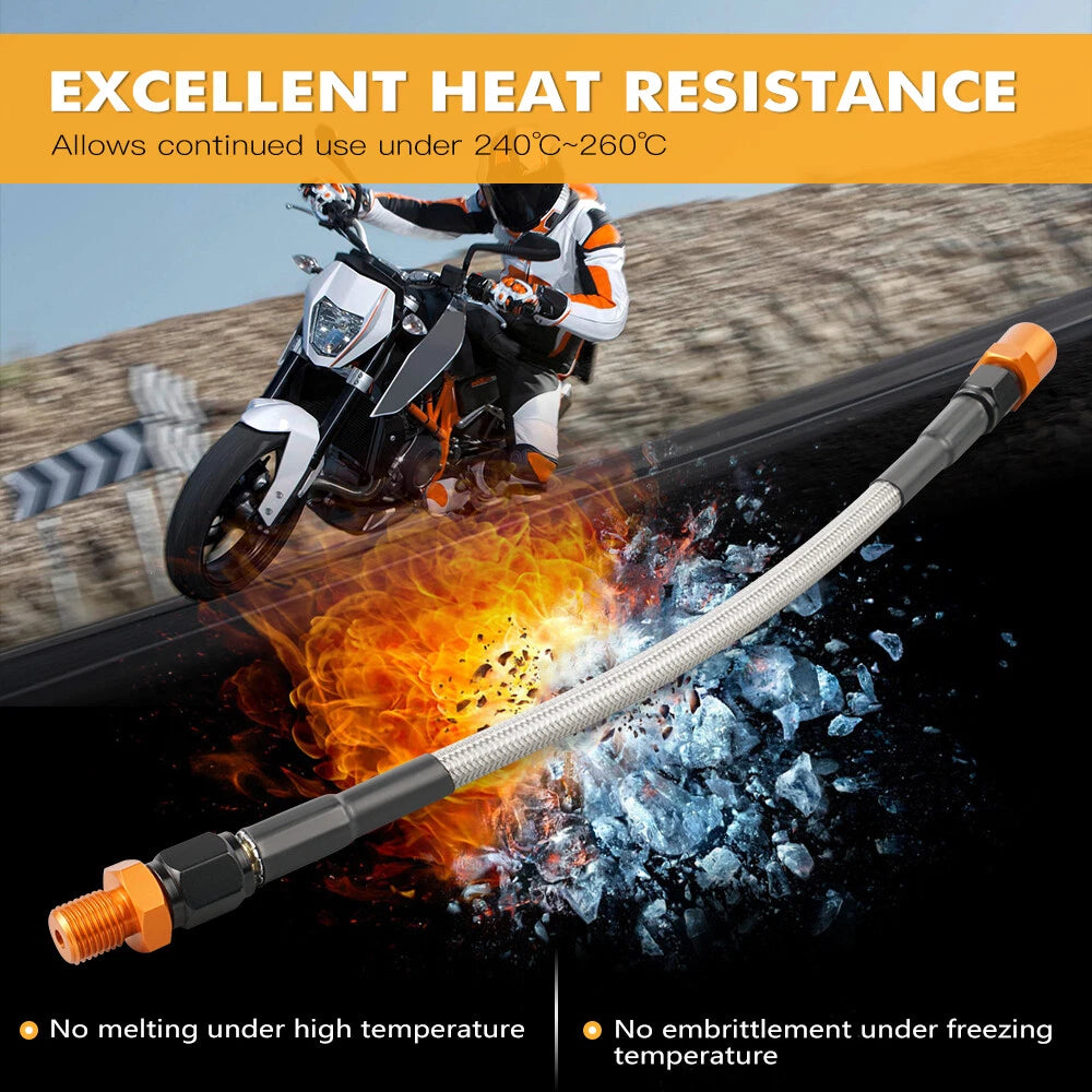 Braided Oil Pressure Hose Line for KTM 690 SMC/Enduro R (2012–2023)