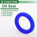 Set of 5 Oil Seal Rotary Shaft Seal 35x50x6mm High Pressure for Various Models