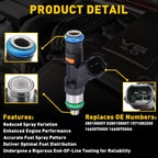 6x Fuel Injectors for Nissan Pathfinder Xterra 4.0L V6 (2005–2010) 0280158007