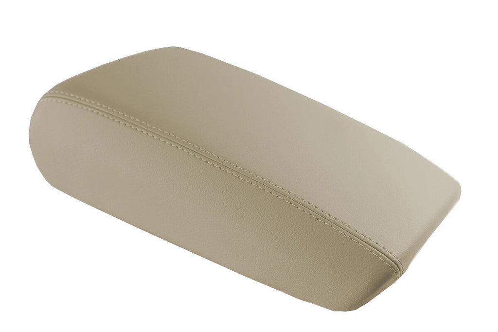Leather Console Lid Pull Over Armrest Cover for Audi A6 (2012–2018) Beige
