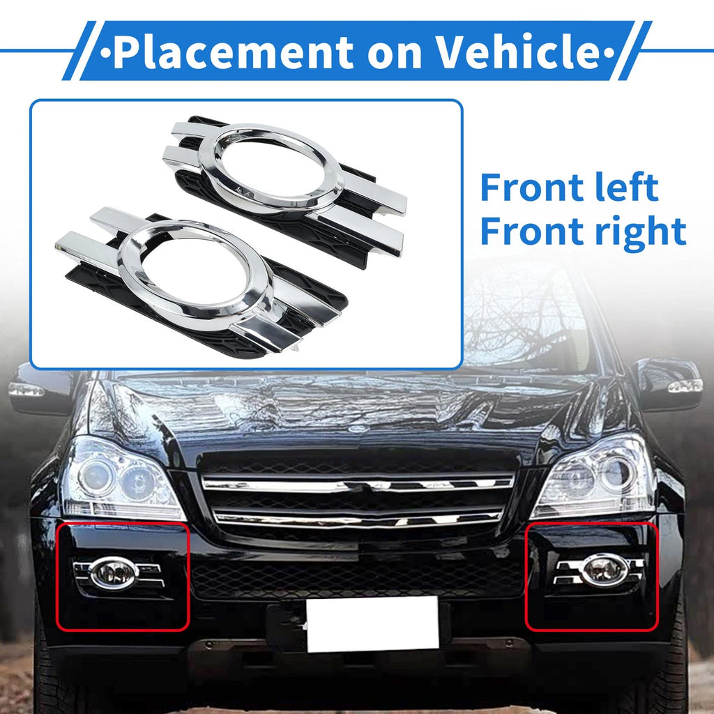 Front Bumper Fog Light Cover No. 1648800724 for Mercedes-Benz 