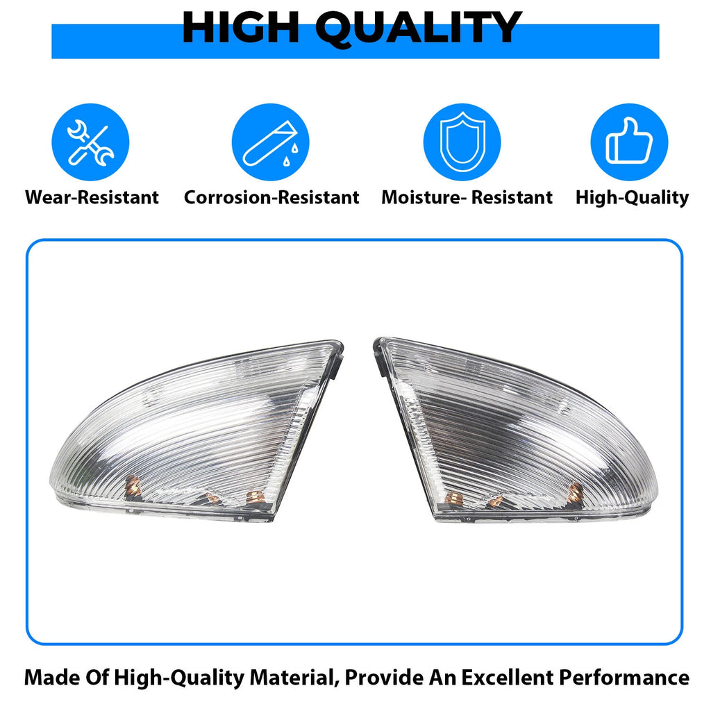 2Pcs LED Mirror Turn Signal Lights for Dodge Ram 1500 2500 (2009–2014)