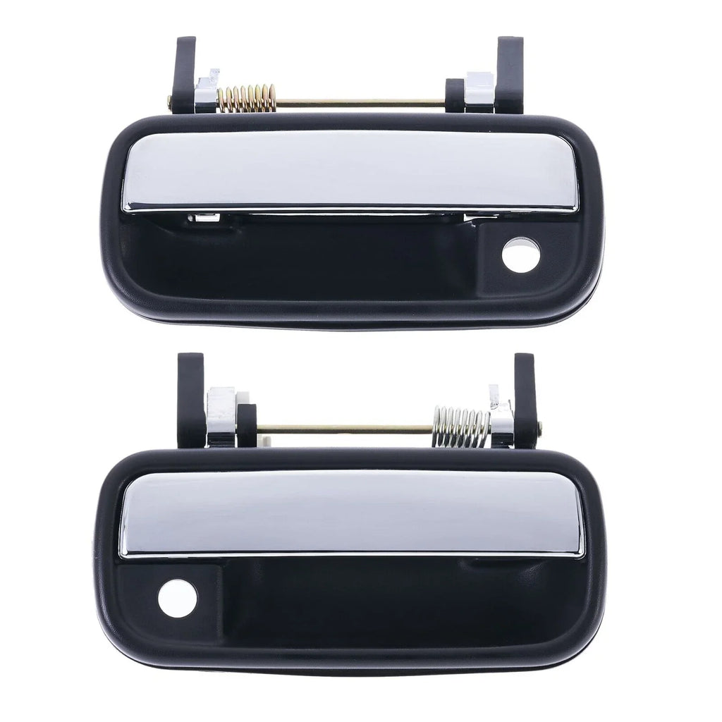 2 x Front Left + Right Door Handle Outer Chrome for Toyota Hilux (1988���1997)