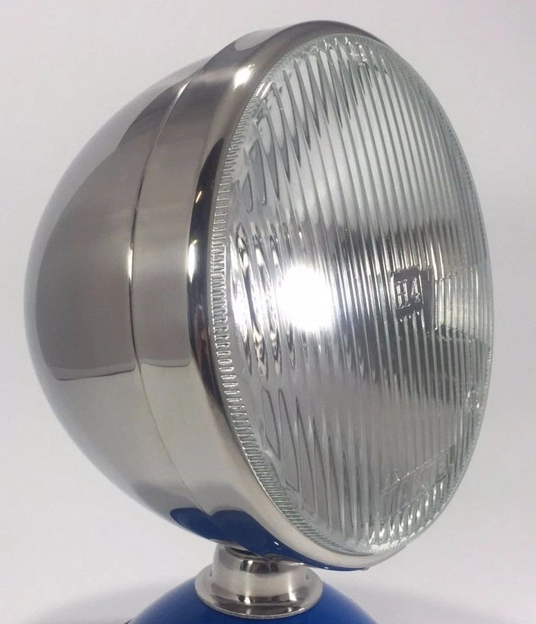 7 Inch Stainless Headlight Lamp Bucket Assembly Flat H4 for Pair Dietz (1950–1960)