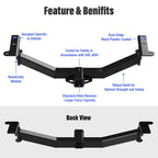 2 Inch Trailer Towing Hitch for Dodge Journey (2009-2020)