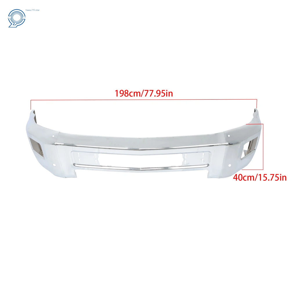 Front Steel Bumper with Sensor Holes for Chevy Silverado 2500 3500 (2015–2019)