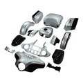 Fairings Bodywork for Harley Touring FLHT (2014–2023) Silver Pearl Glossy Black