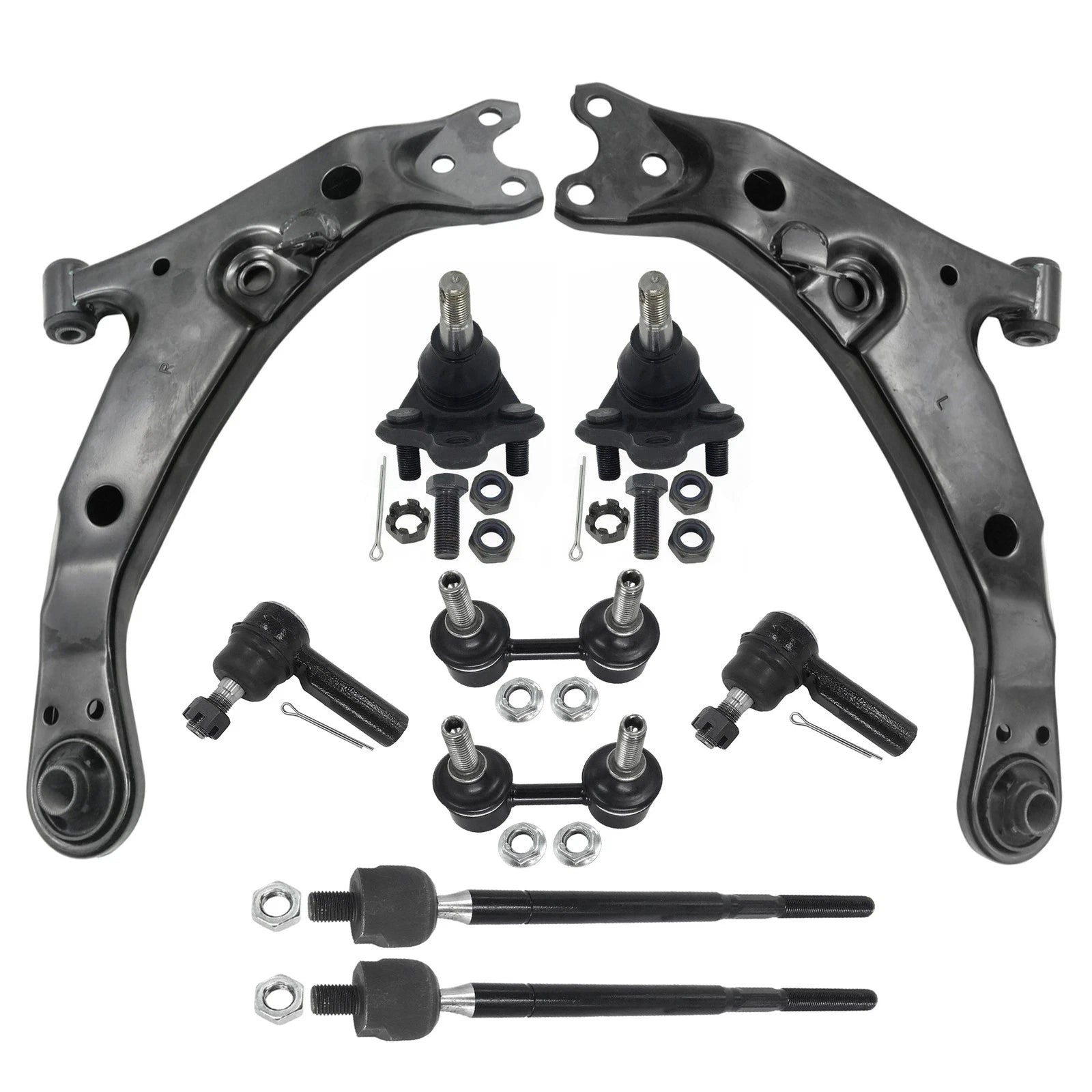 Front Lower Control Arms Kit with Ball Joints for Toyota Corolla (1996-2002)