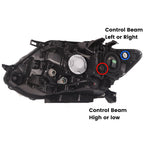 Right Passenger Side Halogen Headlight Assembly for Nissan Rogue (2014-2016)
