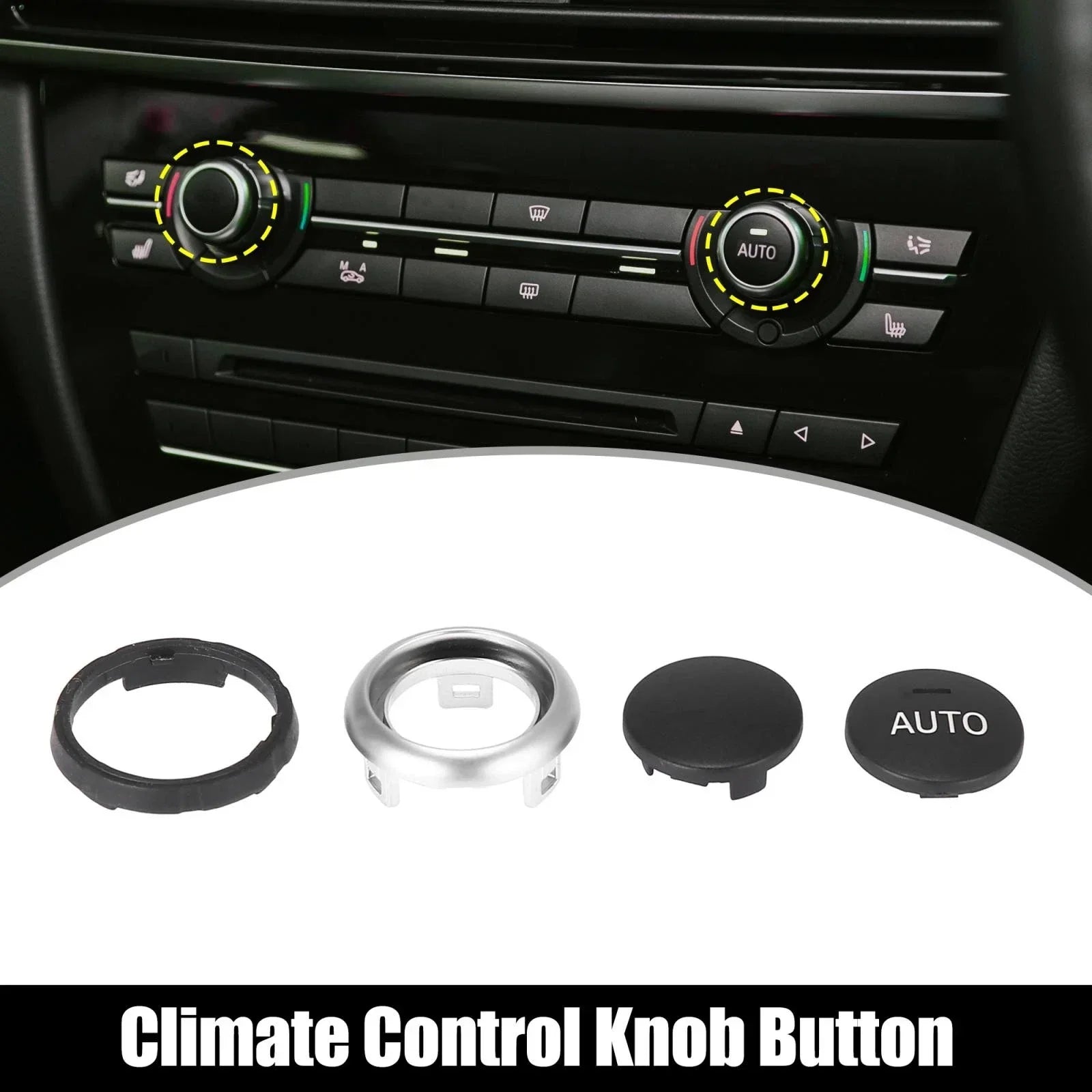Repair Kit AC Knob Climate Control Switch Button for BMW 5/6/7 Series X5/X6
