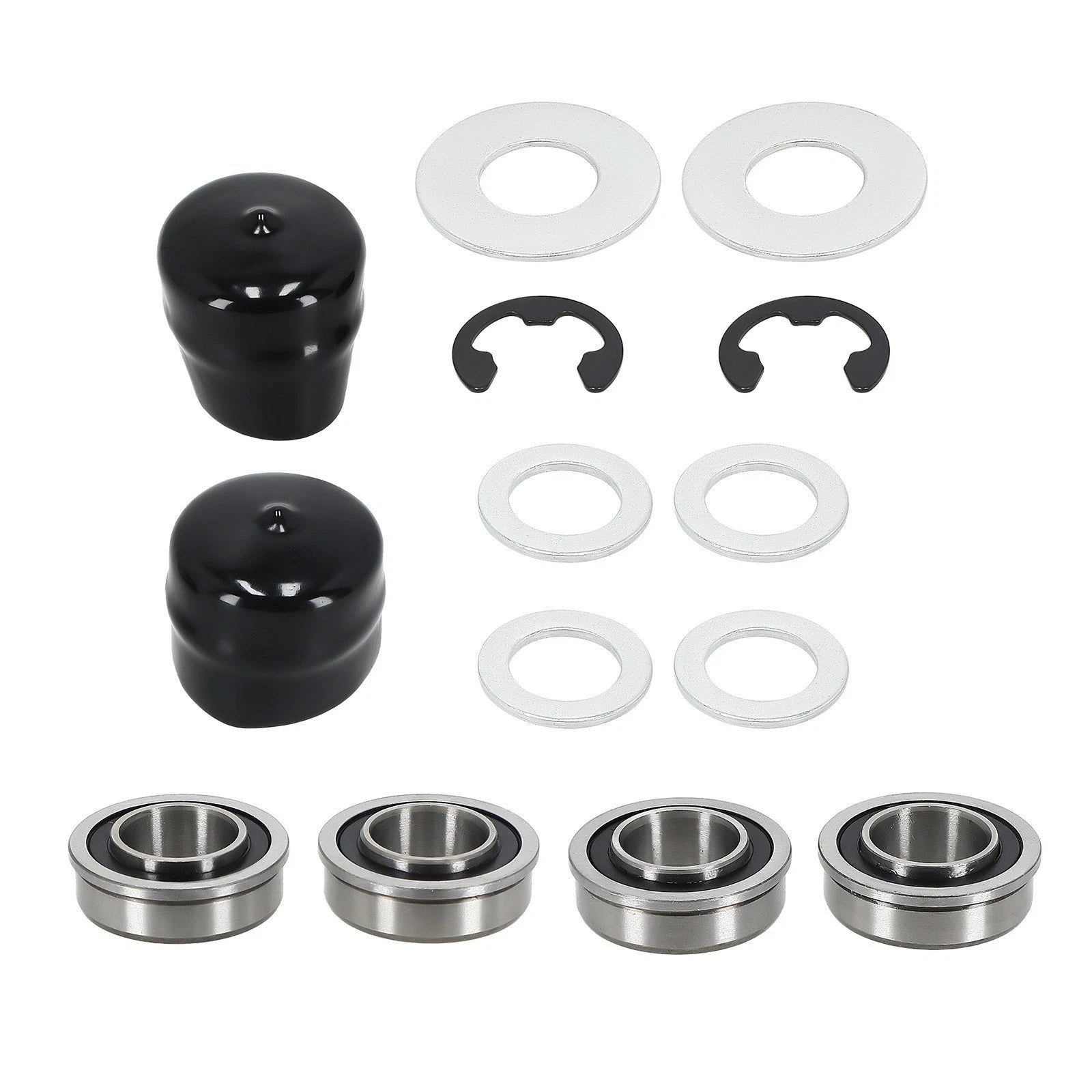 Front Wheel Hardware Kit for Husqvarna Poulan Craftsman (491334MA, 5920H, 9040H)