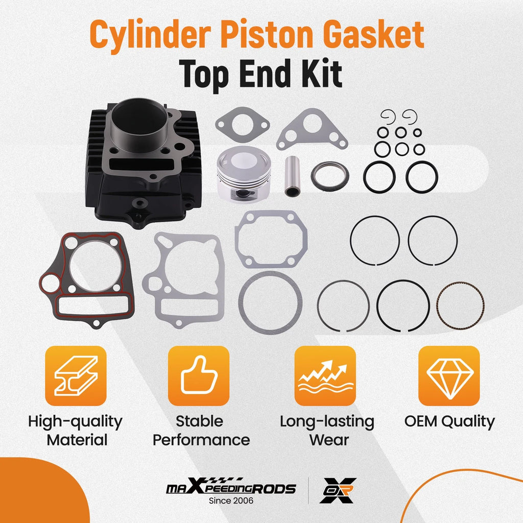 Top End Kit for Roketa Coolster SSR BMS ATV Dirt Bike (125cc)