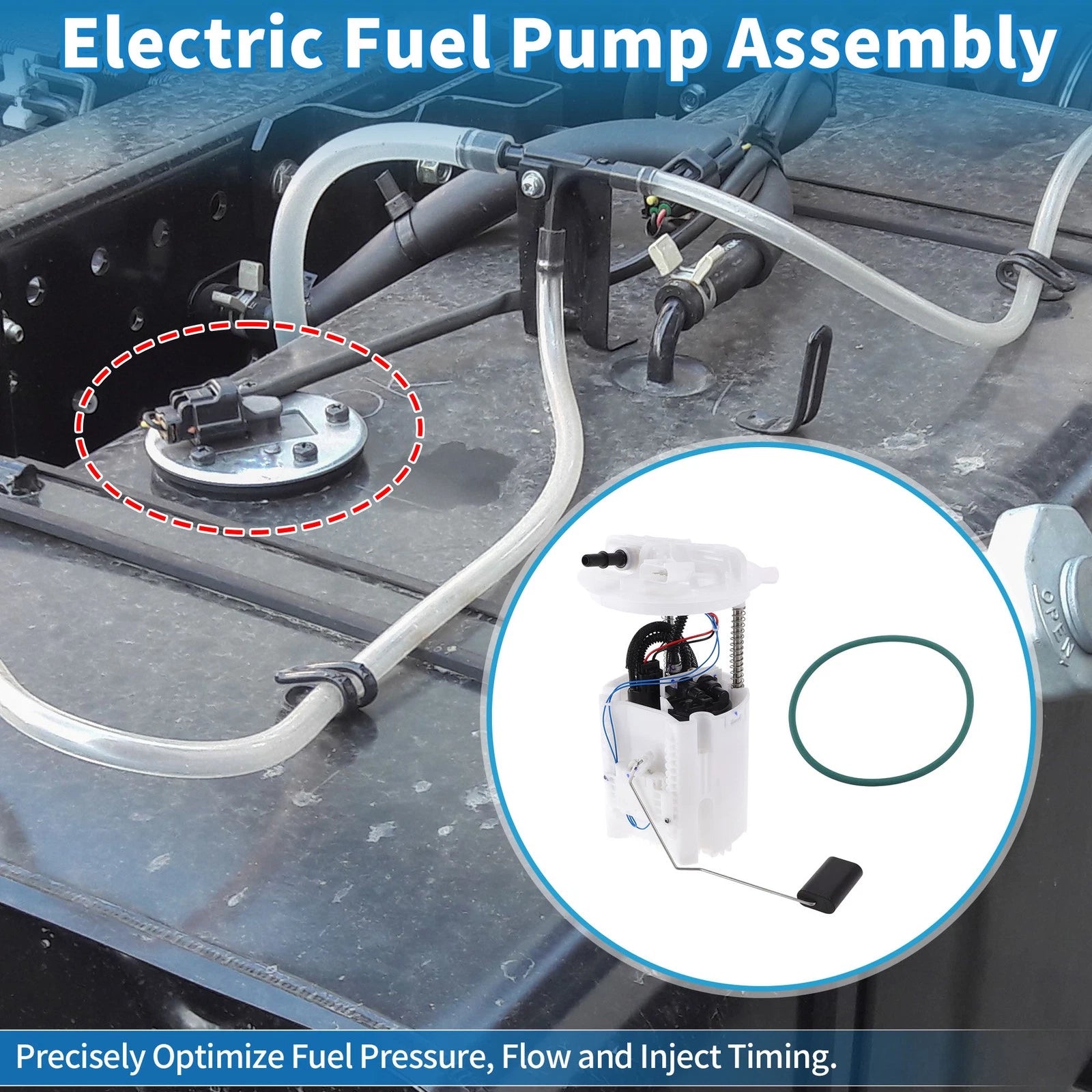 Electric Fuel Pump Assembly No.E7272M for Chrysler Dodge Grand Caravan 