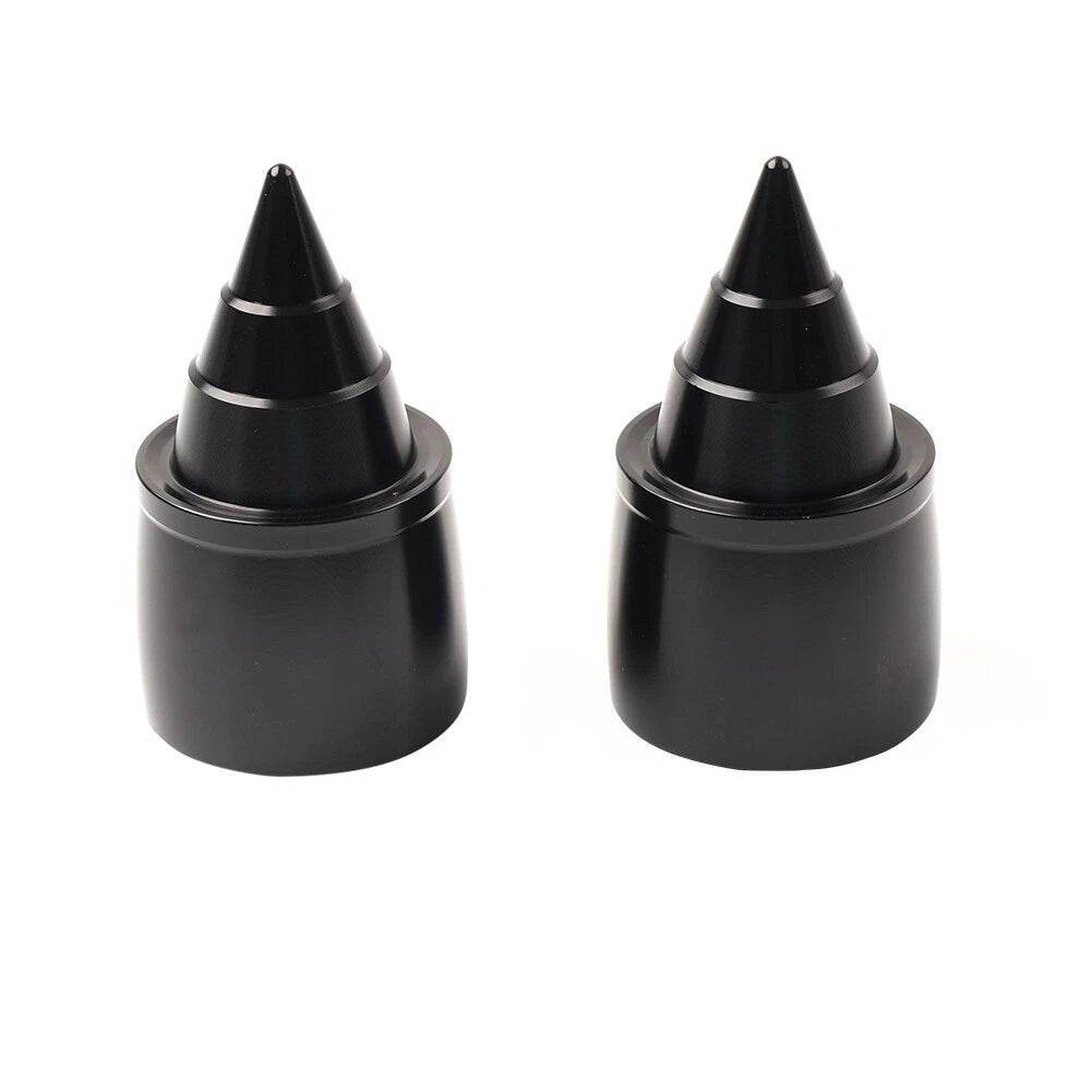 Front Axle Cap Nut Covers for Harley Touring Road Glide Dyna FXD (2000–2023)