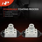 2X Rear Drum Brake Wheel Cylinder for Honda Civic (2006–2015)
