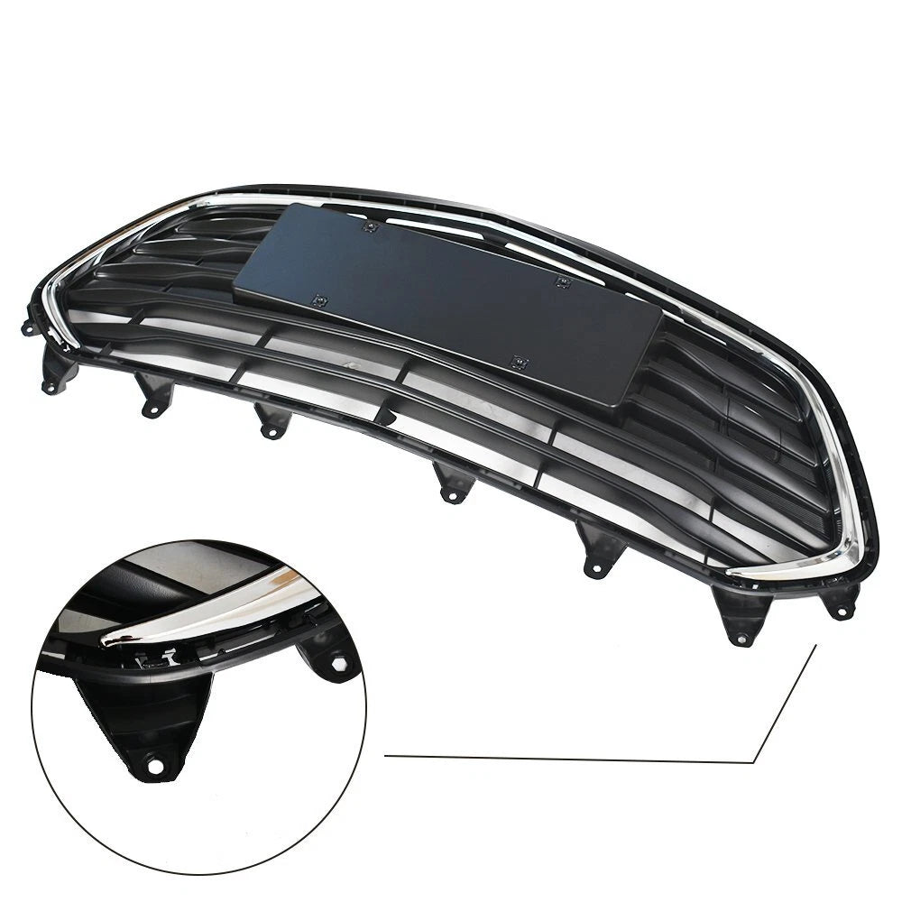 Front Bumper Center Lower Grille Chrome for Chevrolet Trax (2017–2021)