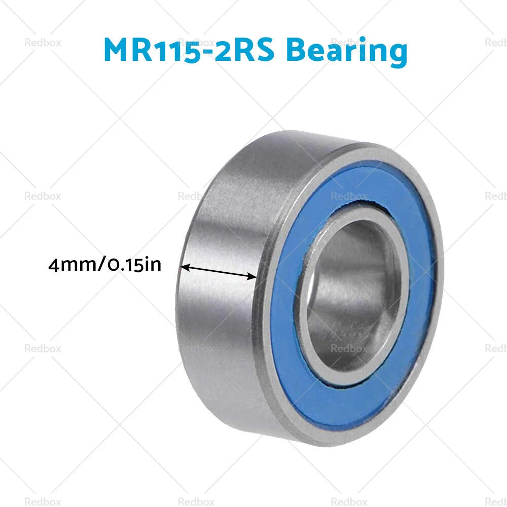 10X MR85-2RS MR115-2RS Bearing PTFE Rubber Seal for RC 2728 4606 5114