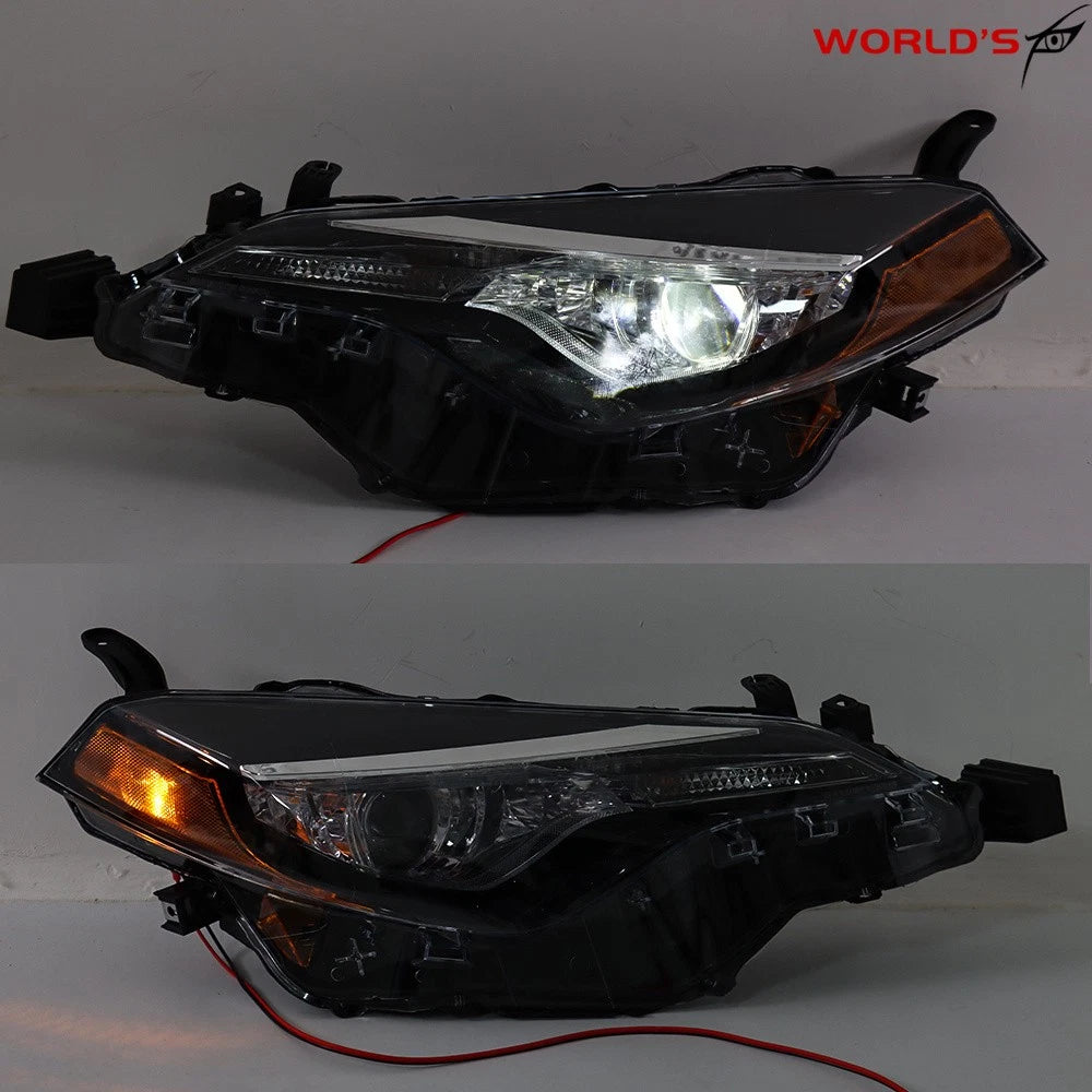 Pair Headlights for Toyota Corolla (2017–2019) LH+RH