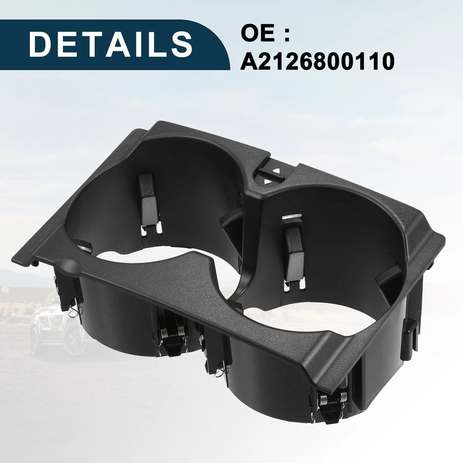 Cup Holder for Mercedes-Benz E350 (2010–2013) No.A2126800110